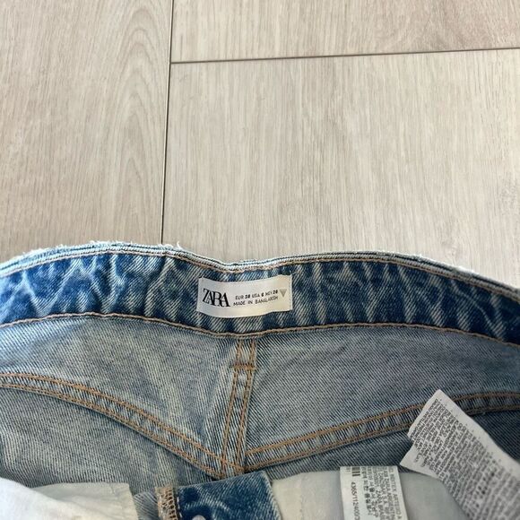 Zara women’s jeans shorts size 6 - Picture 9 of 10